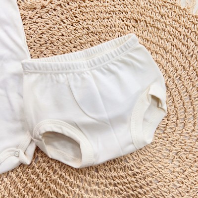 Conj. Body Regata e Tapa Fralda - Off White
